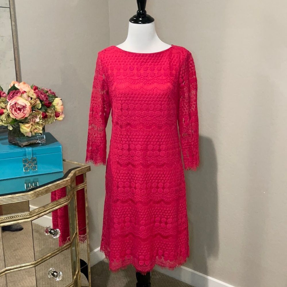 Eliza J Lace Pink Dress size 4
